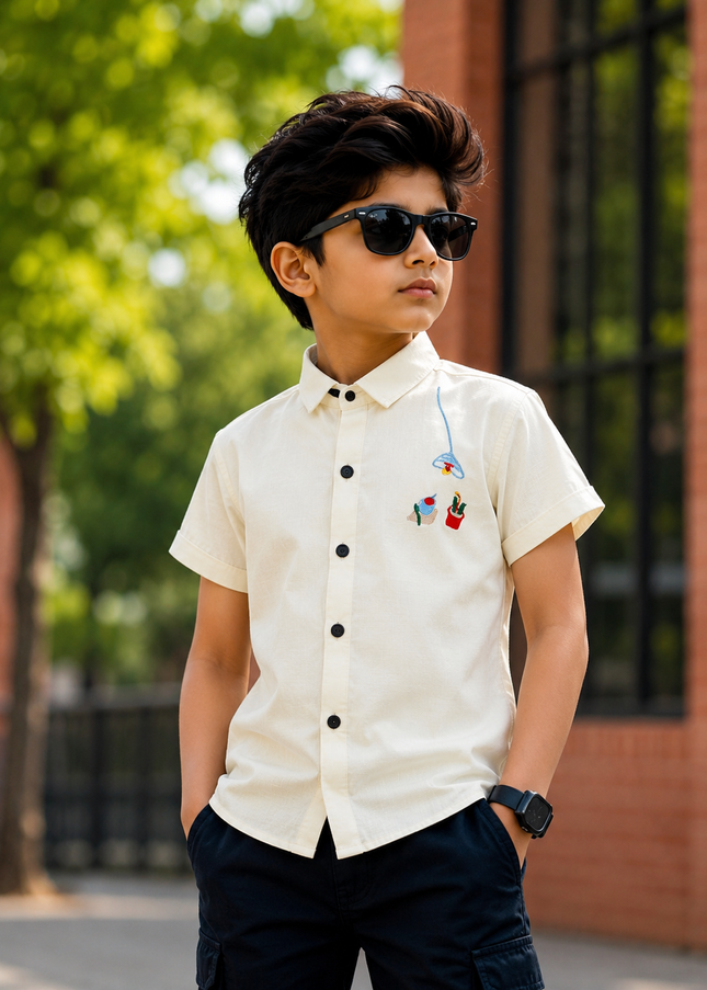 BOYS SHIRT CODE-A84 He and She Boys Premium Cotton Casual Shirt | Stylish & Comfortable Kids Wear