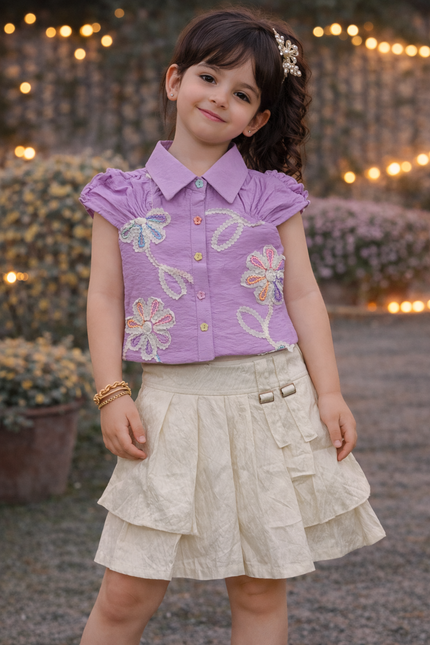 Collection image for: Girls top and skirt set