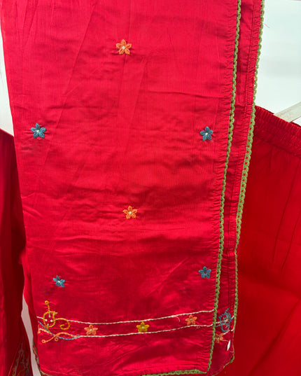 Women Embroidered Kurti Set with Dupatta | Elegant Ethnic Wear for Women | He and She