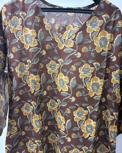 Women Floral Printed Kurti Set with Dupatta | Elegant Ethnic Wear for Women | He and She