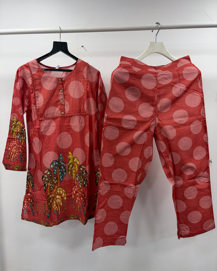 He And She Women Printed Co-ord Set | Stylish Casual Lounge Wear Set for Women