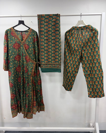 He And She Women’s Printed Kurti Set with Dupatta | Ethnic Wear for Women