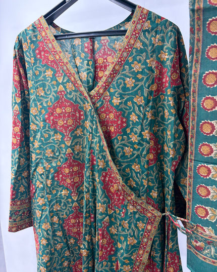 He And She Women’s Printed Kurti Set with Dupatta | Ethnic Wear for Women