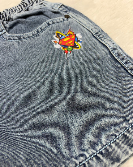 BOYS SHORT CODE-B70 He and She Boys Denim Shorts | Comfortable Elastic Waist Casual Shorts for Kids
