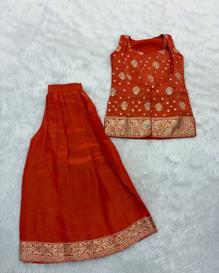 GIRLS ETHNIC WEAR CODE-B99 He & She Girls Ethnic Wear Set | Traditional Festive Lehenga Choli for Girls | Party & Wedding Wear