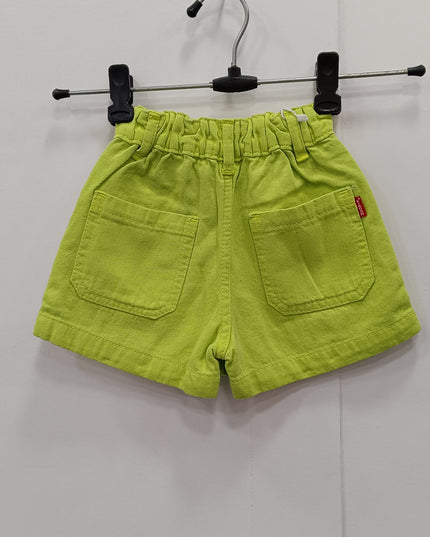 Girls Lime Green Pocket Skort | Stylish & Comfortable Kids Skirt Shorts – He & She