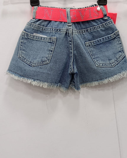 Girls Butterfly Patch Denim Shorts – Kids Summer Casual Shorts | He And She
