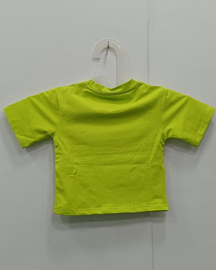 Girls Bright Green Graphic Printed Cotton T-Shirt – “Mañana Será Bonito” | He and She Kidswear
