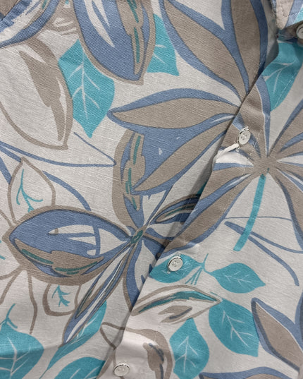 Boys Floral Printed Casual Shirt | Half Sleeve Kids Summer Shirt | He & She