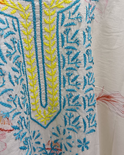 He and She Women’s Printed Kurti with Palazzo Set – Stylish Ethnic Wear