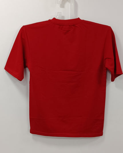 Boys Red Printed T-Shirt “Wild One” | Stylish Kids Casual Wear by He & She