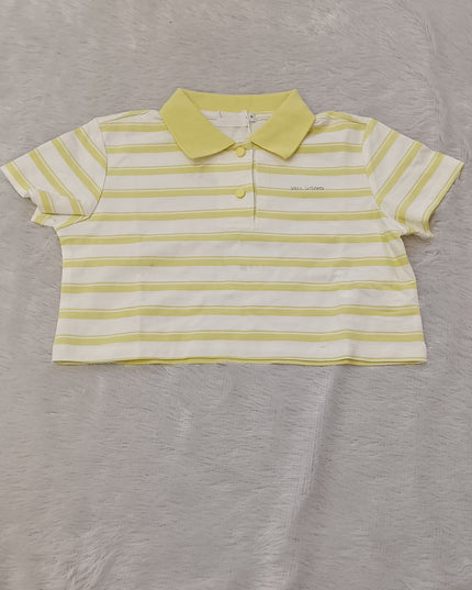 Girls Trendy Cotton Crop Top for Kids | Stylish Casual Wear Top by He And She