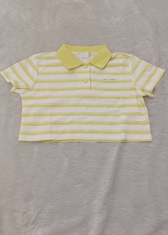 Girls Trendy Cotton Crop Top for Kids | Stylish Casual Wear Top by He And She