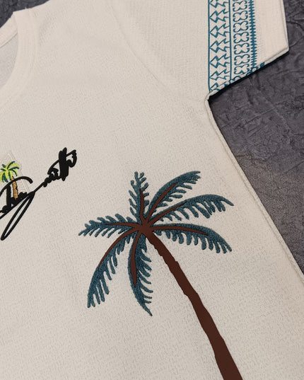 He and She Boys Tropical Graphic Printed T-Shirt