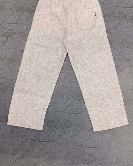 BOYS PANT CODE-B51 He And She Boys Cotton Casual Pant – Soft & Comfortable Regular Fit Kids Trouser (Cream Beige)
