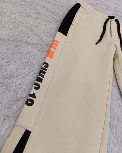 BOYS TRACK CODE-A135 Boys Stylish Wide-Leg Track Pants with Side Stripe | 2 Color Variants