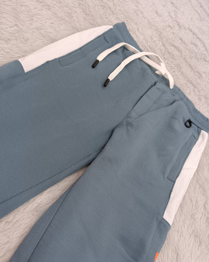 BOYS TRACK CODE-A135 Boys Stylish Wide-Leg Track Pants with Side Stripe | 2 Color Variants