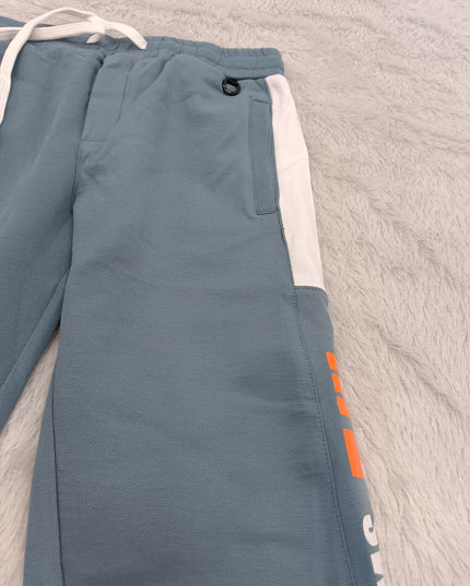 BOYS TRACK CODE-A135 Boys Stylish Wide-Leg Track Pants with Side Stripe | 2 Color Variants