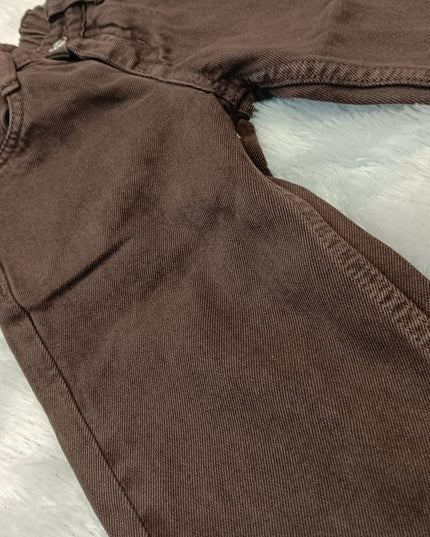 BOYS JEANS CODE-A268 Boys Dark Brown Straight Fit Jeans | Casual Denim Jeans for Kids