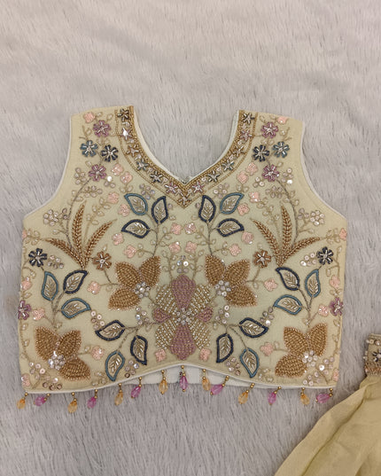 GIRLS CHOLI CODE-A285 Girls Embroidered Party Wear Lehenga Choli Set – Designer Ethnic Wear