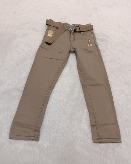 BOYS JEANS CODE-A296 Boys Stylish Regular Fit Jeans with Belt – Comfortable Casual Denim Pants