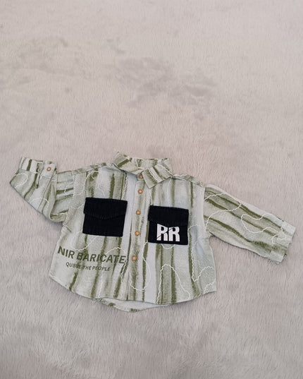 BOYS SHIRT CODE-A306 Boys Printed Full Sleeve Shirt | Stylish Casual Shirt for Kids