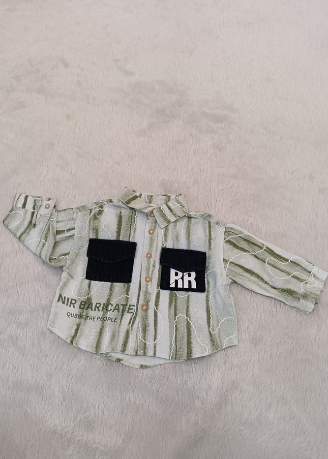 BOYS SHIRT CODE-A306 Boys Printed Full Sleeve Shirt | Stylish Casual Shirt for Kids