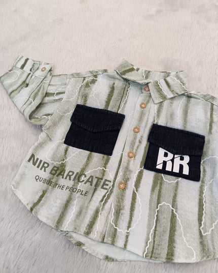 BOYS SHIRT CODE-A306 Boys Printed Full Sleeve Shirt | Stylish Casual Shirt for Kids