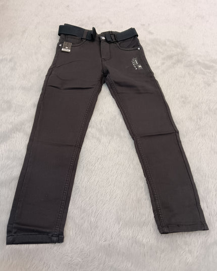 BOYS JEANS CODE-A296 Boys Stylish Regular Fit Jeans with Belt – Comfortable Casual Denim Pants
