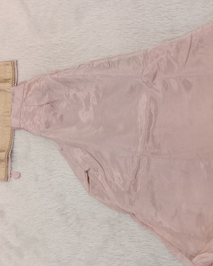 GIRLS PLAZO SET CODE-A302 Girls Pink Embroidered Kurta with Palazzo Set | Ethnic Festive Wear