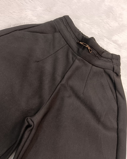 GIRLS JEANS CODE-A371 Girls Black Wide Leg Pants | Stylish & Comfortable Palazzo Trousers