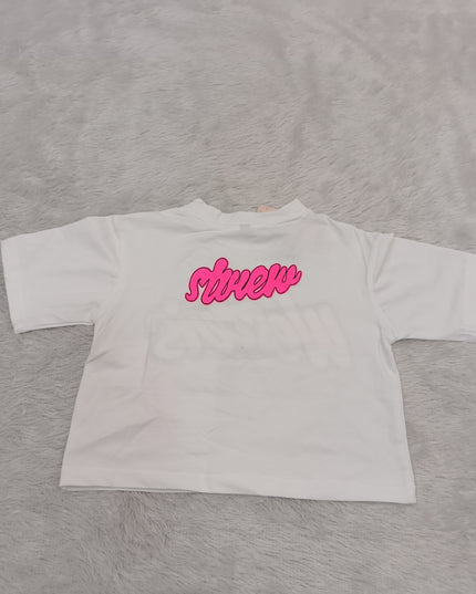 GIRLS TOPS CODE-A356 Girls Printed Cotton T-Shirt | Stylish Half Sleeve Casual Top