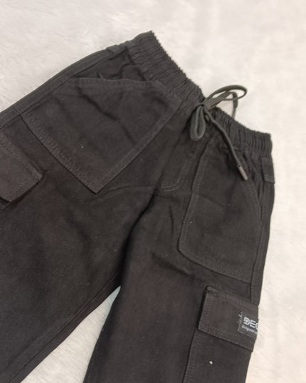 BOYS JEANS CODE-A343 He and She Boys Regular Fit Denim Jeans with Drawstring | Casual Kids Jeans
