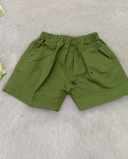 BOYS SET CODE-A394 Boys Printed Shirt & Shorts Co-Ord Set | Stylish Casual Summer Outfit