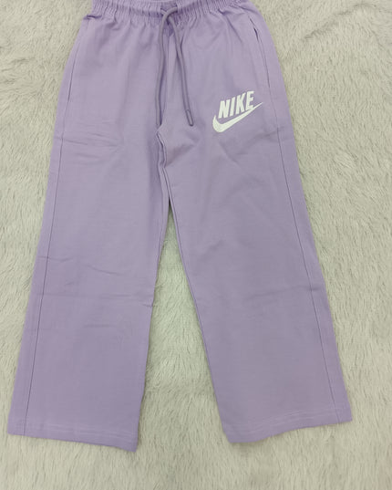 GIRLS CODINATE CODE-A405 Girls Lavender Sweatshirt & Wide Leg Jogger Co-Ord Set | Kids Casual Sportswear Outfit