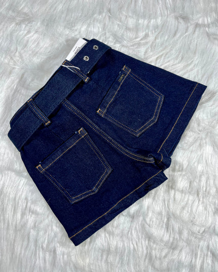 Girls Denim Skort – Stylish Skirt with Shorts Inside | Kids Casual Skort | He & She