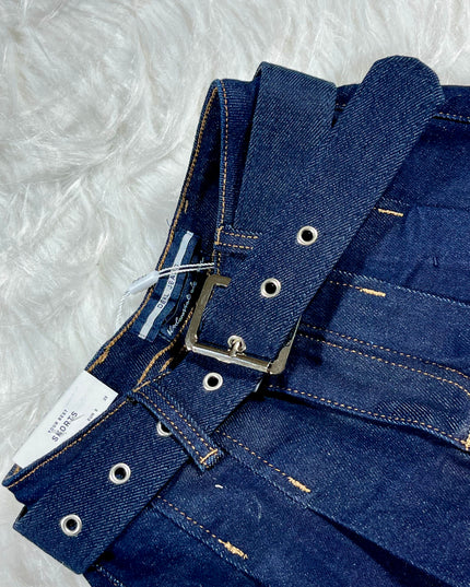 Girls Denim Skort – Stylish Skirt with Shorts Inside | Kids Casual Skort | He & She