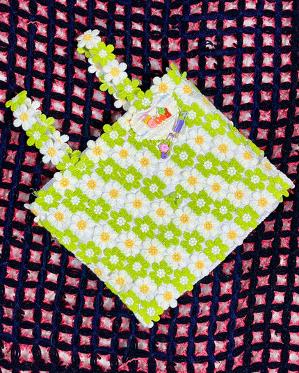 Girls Floral Crochet Sleeveless Top | Stylish Summer Top for Kids
