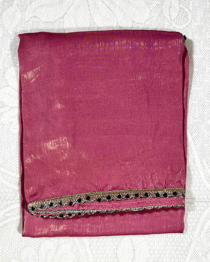 He and She Women’s Pink Embroidered Palazzo Set with Dupatta | Elegant Ethnic Kurta Set