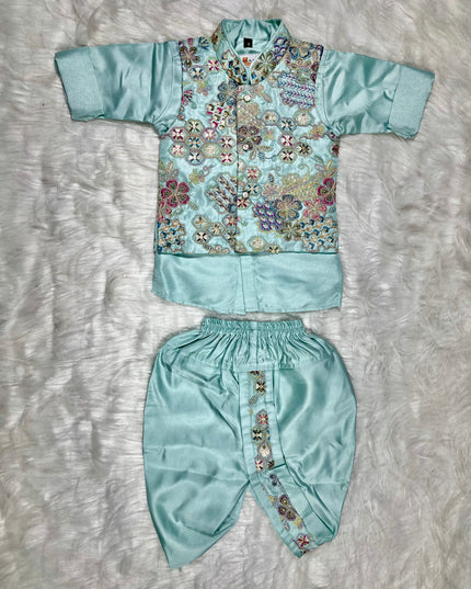 Boys Ethnic Koti Jacket for Kids – Festive & Wedding Wear | He & She