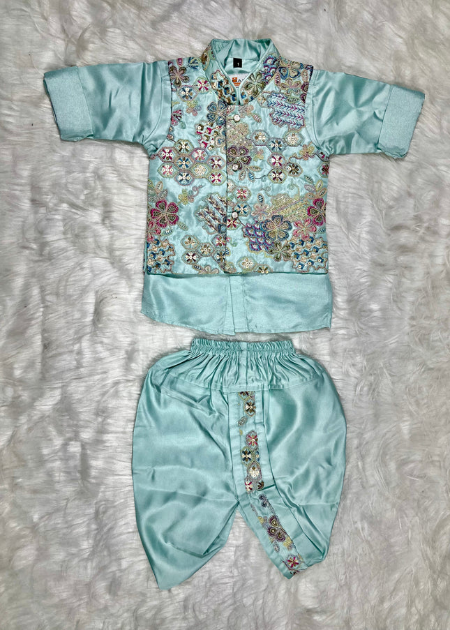 Boys Ethnic Koti Jacket for Kids – Festive & Wedding Wear | He & She
