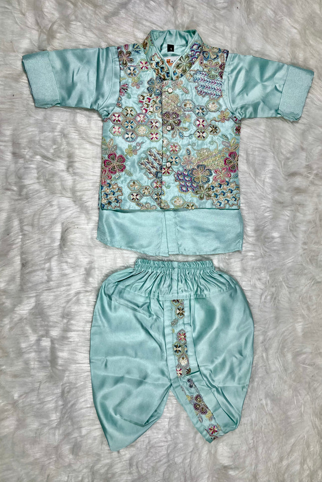Boys Ethnic Koti Jacket for Kids – Festive & Wedding Wear | He & She
