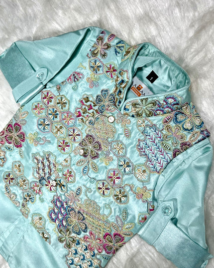 Boys Ethnic Koti Jacket for Kids – Festive & Wedding Wear | He & She
