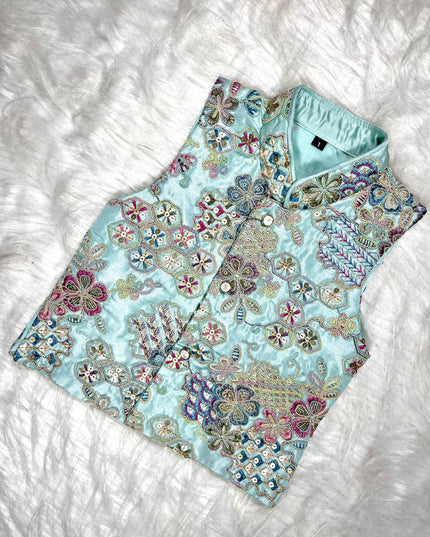 Boys Ethnic Koti Jacket for Kids – Festive & Wedding Wear | He & She