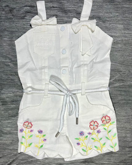 Girls Stylish Jumpsuit – Trendy One Piece Outfit for Kids | He & She